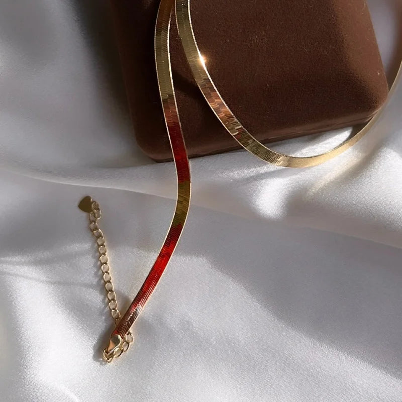18k Gold Herringbone Necklace | Jewellery | Deltora Diamonds AU